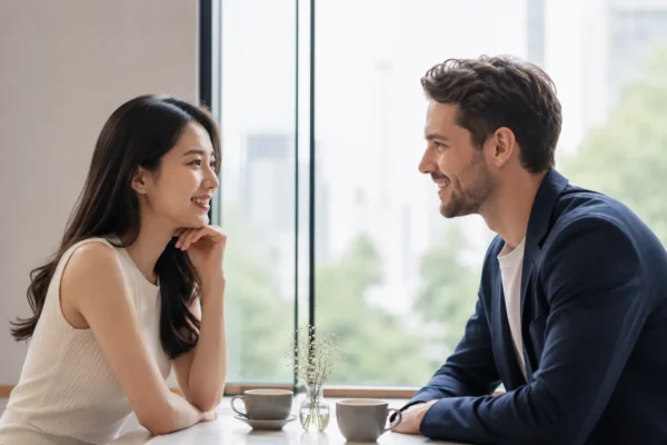 Café smiles and city views